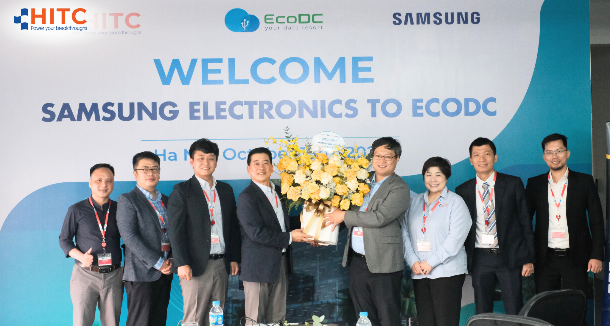 HITC CHÀO ĐÓN LÃNH ĐẠO SAMSUNG ELECTRONICS ĐẾN THĂM ECODC