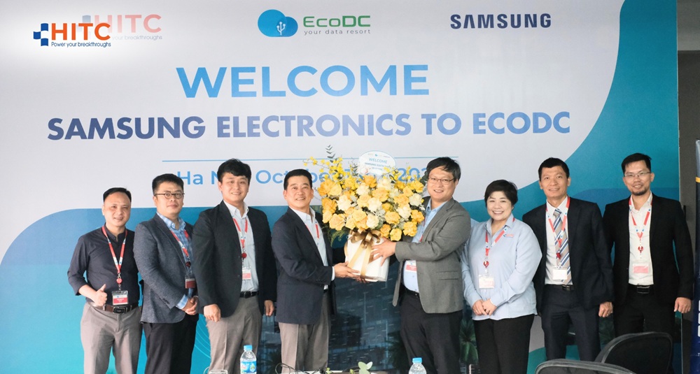 HITC đón tiếp Samsung Electronics đến thăm và làm việc tại Trung tâm Dữ liệu EcoDC.